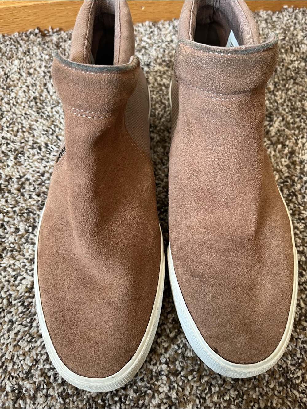 🍎 Keds Cooper Zip Bootie in Brown Suede/Canvas Women’s Size 9 Euro 40 - Picture 8 of 8